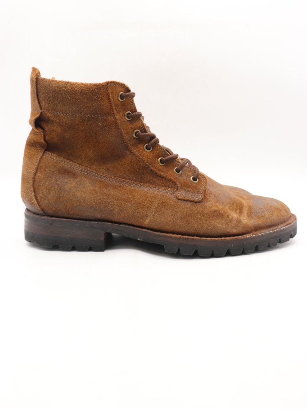 Frye Union Workboot Boots Men's Size 12 Brown Leather Durable Workwear